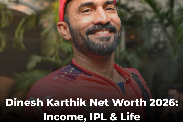 Dinesh Karthik net worth 2026 with IPL earnings and career income